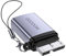 MOGOOD USB C Buchse auf Micro B Stecker Daten Aufladen Adapter, Micro B auf USB C Daten Ladekonverter Adapter für Externe Festplatte SSD Laufwerk, Digitalkamera, Telefon(1 Pack)