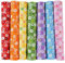 Baumwollstoff Stoffpaket, 7 Stück 25 x 25cm Stoffe zum Nähen Patchwork DIY Baumwolltuch Meterware Stoffreste für Kleidung, Bettwäsche, Vorhänge, Tischdecken - Blumen #1