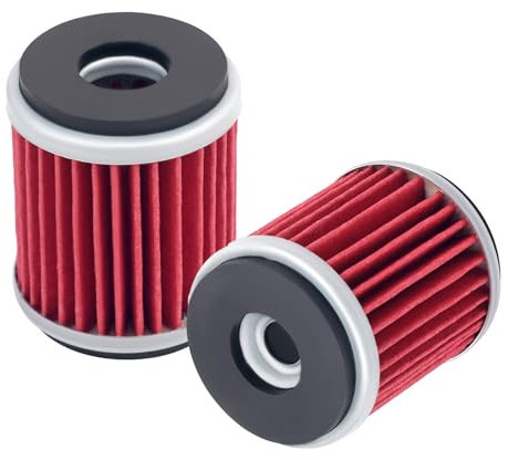 Road Passion 2*Ölfilter Kompatibel für YAMAHA Xt250 249 2020/ Mt-125 125 2015-2020/ YZFR125A ABS 125 2016-2019/ Yz450fx 449 2015-2019/ Yz450f 449 2009-2019/ YZ250F 60th Anniversary Ed.250 2016