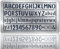 NBEADS Metall Buchstaben und Zahlen Schablonen, 10.1x17.7cm A-Z Alphabet 0-9 Zahlensymbol Schablonen Wiederverwendbare Planer-Schablonen für Scrapbooking Journaling Holzschnitzerei Brennen
