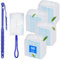 50 Stück für Swiffer Staubmagnet Nachfüllpack, mit 1 Griff, 1 Teleskopstange, Duster Nachfüllpack, 360° für Swiffer Staubwedel Teleskop Starterset, für Zuhause Schule Büro
