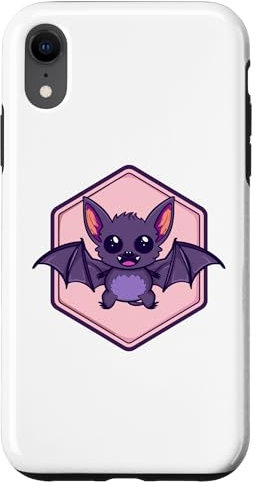 Hülle für iPhone XR Bunte Fledermaus I Kinderschläger