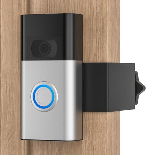 PAIKIUU Ring Türklingelhalterung Ohne Bohren, Diebstahlschutz Ring Türklingelhalterung, Ring Türklingel Montagehalterung Ring Türklingelzubehör für Ring Video Doorbell 1/2/3/3 Plus/4