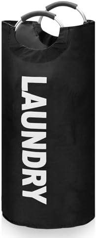 Cesto de lavandería plegable, Cesta de lavandería con una capacidad de 90 L con asa,Cesta de lavandería impermeable de tela, Colector de botellas, caja de lavandería de tela Oxford