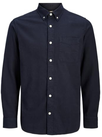 JACK & JONES Herren Jprblubrook Twill Solid L/S Shirt Sn