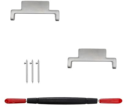 16mm Metallarmband-Konnektor kompatibel mit Casio DW-5600/5025/GW-B5600/M5610/GB-5600/GWX-5600/G-5600, Armbandadapter für Casio GLX-5600/GLS-5600/GW-M5630/GW-S5600 (Silber)