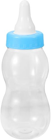 IMIKEYA Giant Bottle Piggy Bank - Large Fillable Money Jar for Shower Games & Party Favors - Blue
