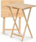 JYZ Folding Snack Table, Wooden, small folding table Natural (1)
