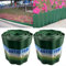2 Stück Garten-Raseneinfassung, Rolle, flexible Garteneinfassung, Gartenumrandung für Rasen, Blumen, Beete, Wege
