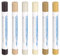 QUARKZMAN Holzfüllstifte 6 Farben Holz Wachs Touch Up Möbel Reparatur Kreiden für Mittelbraun, Weißes Ahorn, Ahorn, Beige, Hellgrau, Dunkleiche