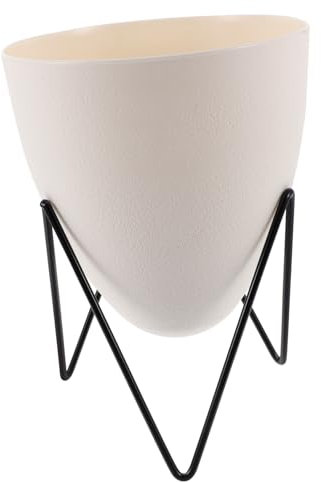 ibasenice 1pezzi Vaso Da Fiori Creativo Da Tavolo Contenitore Per Piante Idroponiche Forniture Per Giardino Materiale Resistente Design Semplice e Elegante Adatto Per Uso Interno Ed Esterno