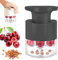 Cherry Pitter Tool 7-in-1, Portable Cherries Seed Remover, Fruit Pit Core Remover for Make Fresh Cherry Dishes, Cherry Pie and Jam and Cocktail Cherries