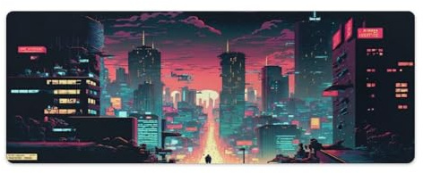 QSYFNBZL Erweitertes Mauspad New York City waschbares Mauspad 30x80cm Schreibtischunterlage für Computer PC Laptop Gaming Büro Zuhause Schreibtischzubehör Gadget