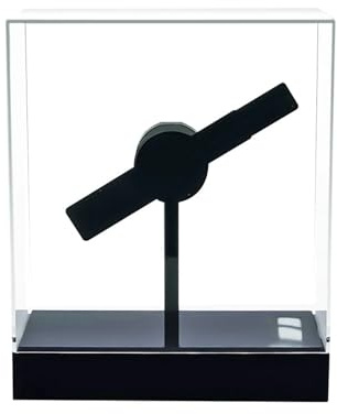 20cm Naked Eye 3d Holographic Fan Air Imaging Stereoscopic Hovering Display Projector Advertising Lights With Protective Case for Business
