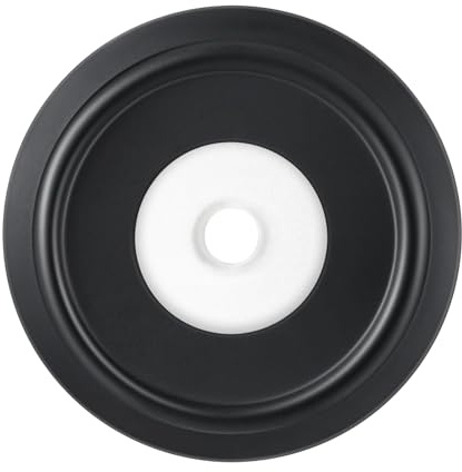 OFFO Stainless Steel Tub Spout Ring, 1-1/2 Inch ID and 3-5/8 Inch OD, Bath Spout Cover For Ring and Faucet Escutcheon Flange, for Bathtub Wall Protection Fits Standard, Matte Black