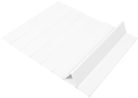 Badewannenabdeckung PVC, Badewannen Abdeckung Faltbare Isolierung Staubdichte Tragfähigkeit 5 kg, Badewannenbretter Stabil für Haus & Badezimmer 160 x 70cm (Weiß)