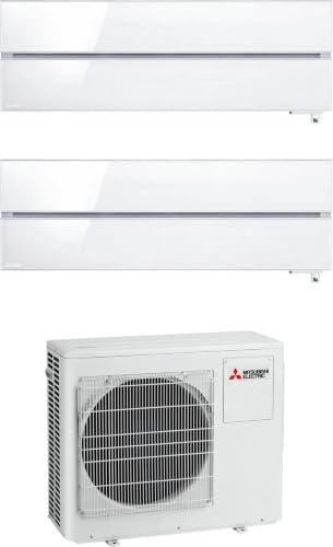 MSZ-LN35VG2V + MSZ-LN35VG2V + MXZ-2F53VF3 - Climatizzatore Dual Split 12000 + 12000 Btu con Pompa di Calore Classe A+++/A++