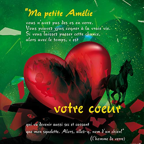 1art1 Die Fabelhafte Welt der Amelie Poster Ihr Herz Kunstdruck Bild 70x70 cm