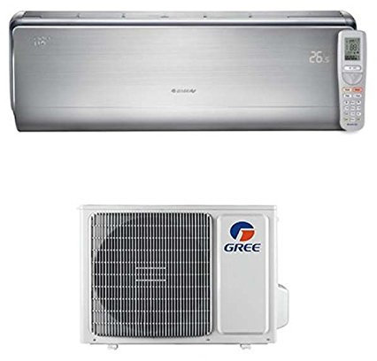 Climatizzatore INVERTER U-CROWN 12000 BTU GREE Classe A++/A++ Cromo Satinato - FUNZIONE WI-FI