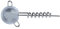 Balzer Shirasu Screw Jig Set - Schraubköpfe für Gummifische, Spiralköpfe für Gummiköder, Jigköpfe für Softbaits, Bleiköpfe, Ausführung:5g / 7.5g / 10g / 12.5g / 15g