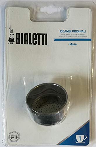 Bialetti 800500 0800500 Parti e Accessori per Macchina Filtro da caffè, Alluminio, Steel