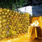 LARS360 LED Lichternetz 6x4m 480LEDs Außen und Innen Lichterkettenvorhang mit 8 Leuchtmodi Warmweiß Lichterkettennetz IP44 Wasserfest mit Stecker für Weihnachten Halloween Hochzeit Party