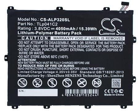 Battery For ALCATEL One Touch Hero 8, One Touch POP 8, OT-9020A,