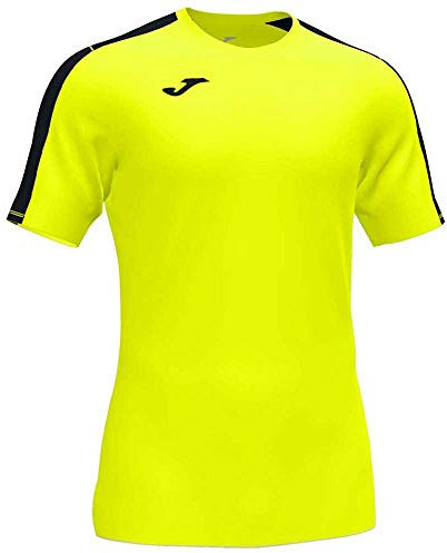 Joma Homme Academy T shirt manches courtes, Amarillo Flúor Negro, L EU