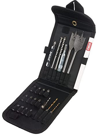 Trend Snappy 22-Piece TCT Kitchen & Door Fitting Accessories Bit Set with Tool Holder, Quick Release Drill System, SNAP/TH6/SET