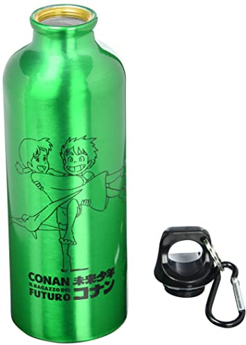 DYNIT Conan, The Boy Of The Future - Botella de agua, color verde