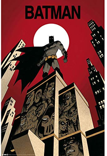 ABYSTYLE - DC COMICS - Poster Batman roulé filmé (91.5x61cm)