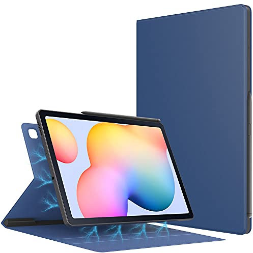 TiMOVO Case for All-New Samsung Galaxy Tab S6 Lite 10.4 Inch 2024/2022/2020, Ultra Slim Lightweight Magnetic Stand Cover Fit Galaxy Tab S6 Lite Tablet, Navy Blue
