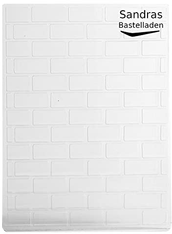 Sandras-Bastelladen Sandras Embossing-Prägefolder/ -Schablone 10,8x15cm Mauer