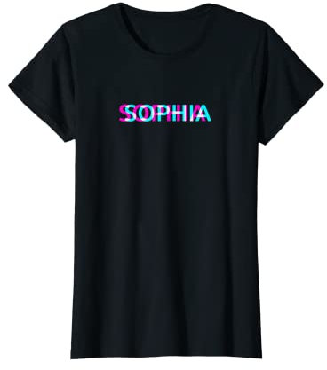 Sophia Hi Namensschild mit Aufschrift My Name Is First Name T-Shirt