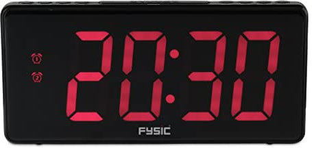 Fysic FK470 Réveil FM avec écran XXL pour personnes âgées
