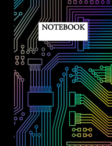 CIRCUIT Composition GRAPH Notebook Black Colorful: Motherboard Electronic