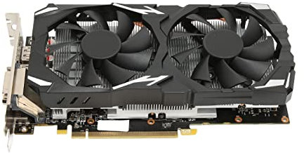 Carte graphique, RX 580 8 Go GDDR5 256bit Carte Graphique Support 8K 16 PCI Express 3.0, PC Gaming Carte Graphique avec Double Ventilateurs