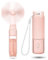OHLGT Mini Ventilateur à Main, Mini Ventilateur Silencieux Rechargeable à 3 vitesses [9-15 Heures de Fonctionnement], Ventilateur USB Portable avec Batterie pour le Voyage (Rose)