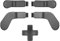 Elite Controller Serie 2 Paddle, OEM Metallo Acciaio Inox Parti di Ricambio Capelli Trigger Serrature con D Pad per Xbox Elite Controller Serie 2 e Core Controller Modello 1797