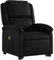 vidaXL Massagesessel, Verstellbar Sessel mit Aufstehhilfe, Fernsehsessel Relaxsessel mit Liegefunktion, Liegesessel Aufstehsessel Polstersessel, Schwarz Kunstleder