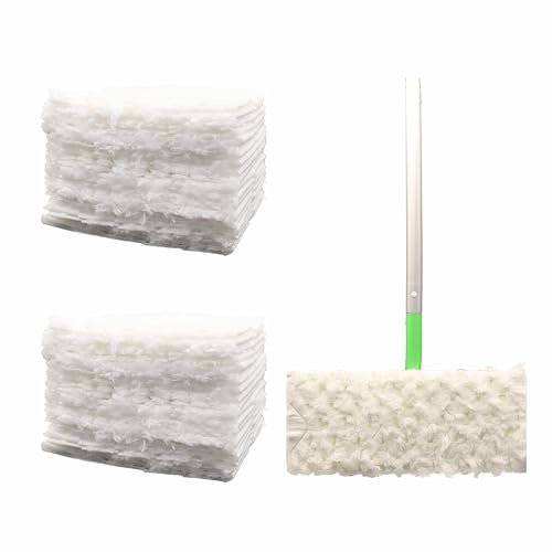 JEBBLAS Pet Dry Sweeping Cloth Refills Heavy Duty Mop Pads Multi Surface Refills for Floor Mopping and Cleaning,Disposable Sweeping Cloth for Flash speedmop, Swiffer Standard Sweeper, Pack of 40 Pcs
