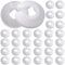 SRunDe 32 Pièce Rosace Radiateur Cache Tuyau pour Radiateur, Rosace pour Tuyaux de Chauffage pour Radiateur Chauffage Plomberie (16mm Blanc)
