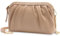 VASCHY Clutch Damen, Mode Handtasche Umhängetasche Schultertasche ELegant Leder Wristlet Clutch Crossbody für Hochzeit Freizeit Party Nackt