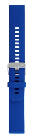 Morellato Cinturino per Smartwatch da Uomo in Silicone, Blu, con Fibbia, Modello Byte