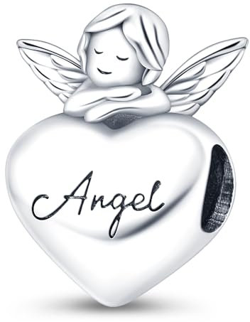 TCZNAF Herz Armband Charms für Europäische Armbänder Halsketten Muttertag Weihnachten Bead Charm für Damen