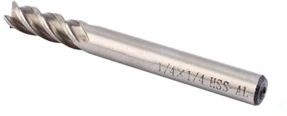 Fresa Rivestita in Metallo Duro, Fresa a 1 o 4 Eliche, Set di Utensili per Fresatrice CNC con 1or4x1or4, Diametro di Taglio 1or4, Profondità di Taglio 20 Mm, Diametro Gambo 1or4,