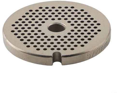 HEBEOT Hachoir à viande de type 12 - Accessoires de lavement - Plaque de trou en acier inoxydable - Machine à lavement à saucisse commerciale - Lame de grille à viande (2 mm) (2 mm)