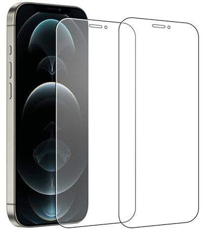 Kiokyrgm Panzerglas Matt für iPhone 12 Pro Max, Displayschutzfolie 2 Stück,9H Glas, Anti-Fingerabdruck, Anti-Kratzer,Vollabdeckung schutzfolie mattes
