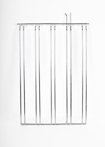 Rejilla lateral universal para horno, cromada, niquelada, estándar, 21,6 x 33,4-36,8 cm, 2 unidades, derecha e izquierda -RS0014