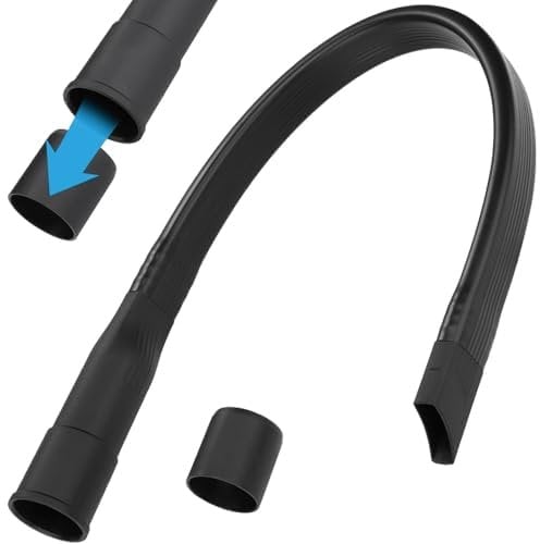 EnweiBingshi Extra Long Crevice Tool for Hoover, Flexible Nozzle with 35/32mm Connection, Universal Crevice Tool for Henry for All Vacuum Cleaner (Black, 1 Pack)